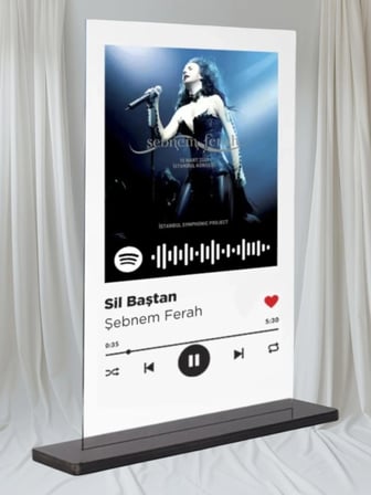 Dekori- Spotify Plak - Sil Baştan / Şebnem Ferah 15x20cm