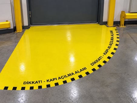 Dekori_Zemin Uyarı Etiketi(Kapı Açılma Alanı)100x100cm
