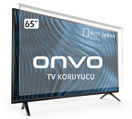 Onvo 65OVF9250UQ Tv Ekran Koruyucu - Onvo 65" inç 165 Ekran QLED  Koruyucu Frameless UHD 