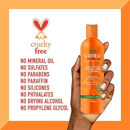 Cantu Shea Yağı Doğal Saçlar İçin Yumuşatan ve Nemlendiren Bakım Kremi 355 mL