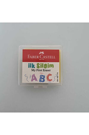 Faber-Castell Ilk Silgim Plastik Kutulu Renkli Hamur Silgi Sarı (3 Adet)