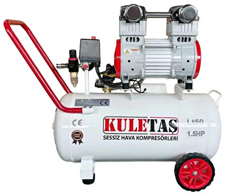 Kuletaş 50 LT Sessiz Yağsız Hava Kompresörü