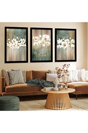 Zevahir 5 Parça Mdf Sarı Yıldızlı Osmanlı Tuğrası Tablo