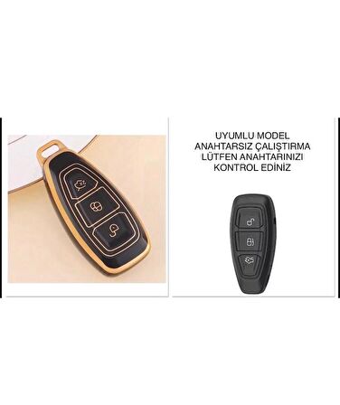Ford Focus Fiesta Kuga Mondeo Smax Cmax Ecosport Anahtarsız Çalıştırma Anahtar Kılıfı