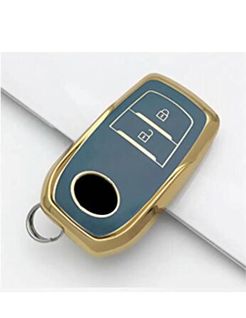 Corolla Cross Hilüx Yaris Cross Anahtar Koruma Kılıfı 2 Tuş Model Logo Yeri Önde Olan Modelle uygun