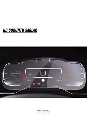 Citroen C5 Aircross 2018 2019 2020 2021 2022 Dijital Hayalet Gösterge Uyumlu Nano Ekran koruyucu