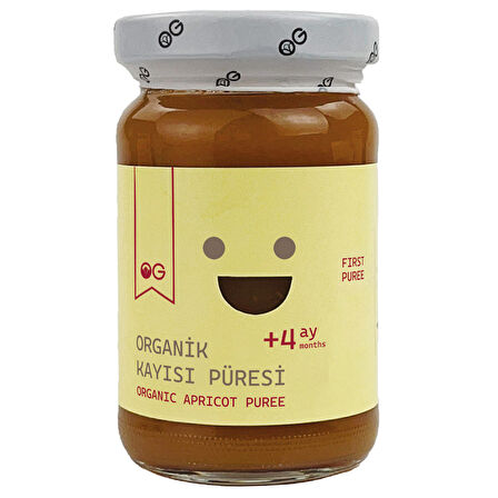 Organik Kayısı Püresi 100 G +4 Ay