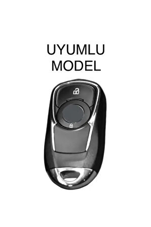 Opel Astra K Ve Insignia Grand Uyumlu Anahtar Koruma Kılıfı Anahtarsız Çaliştırma Lüx Beyaz Gold