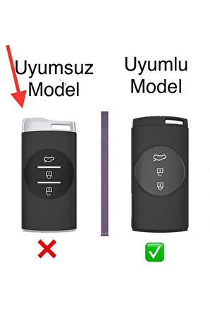 Chery Tiggo 7 Arrizo 5 Anahtar Kılıfı Siyah-Gold Lütfen 2.Resime Bakıp Anahtar Teyiti Yapınız