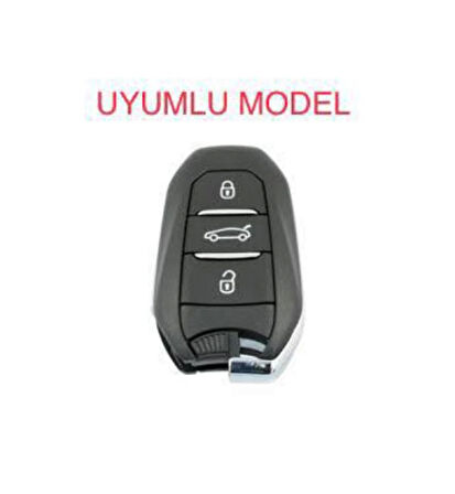 Peugeot 208 308 508 2008 3008 5008 Rifter Karbon Anahtar Koruma Kılıfı Anahtarsız Çalıştırma Uygun