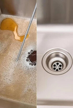 Gider - Kanal Açma Teli  Tıkalı Pimaş Açma Teli Klozet Gider Açma Teli   5 Metre