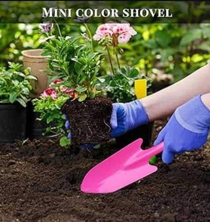 METAL BAHÇE KÜREĞİ PEMBE RENK 27 M 