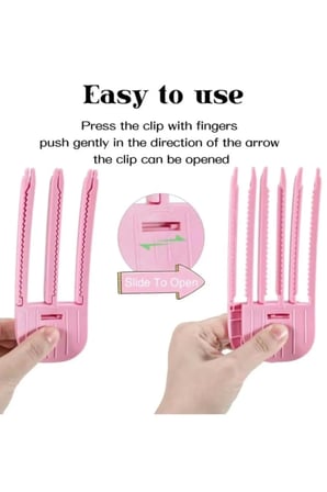Pratik Saç Hacim Veren Klips Aparatı 3 Dişli / Hair Volume Clip / Tepe Dolgunlaştırıcı Saç Aparatı