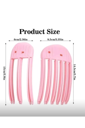 2’Li Pratik Saç Hacim Veren Klips Aparatı / Hair Volume Clip