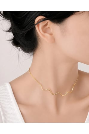 Kadın Zigzag Model Kolye