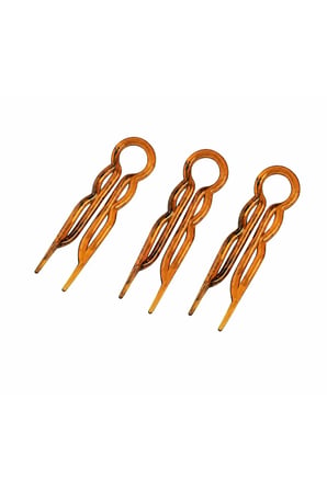 Kadın Ekay Hair Pin Saç Topuz Çubukları 3 Adet