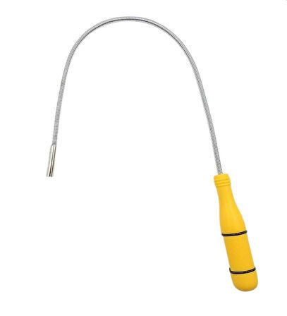 Spiral Yaylı Uzun Mıknatıs 50 Cm Bükülebilir Manyetik Mıknatıs Düşen Metal Vida Somun Alma Mıknatısı