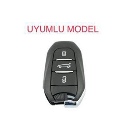 Peugeot 208 308 508 3008 5008 Anahtar Kılıfı Anahtarsız Çaliştırma 2.Resime Bakınız