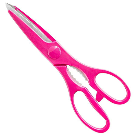 Rooc 9110 Çok amaçlı Mutfak Makası - 25 Cm. - Pembe