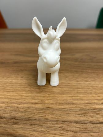 Figür Boyama Seti -Hobi Kiti - Esek 10 cm Akrilik Boya 6 Adet ve 1 Fırça