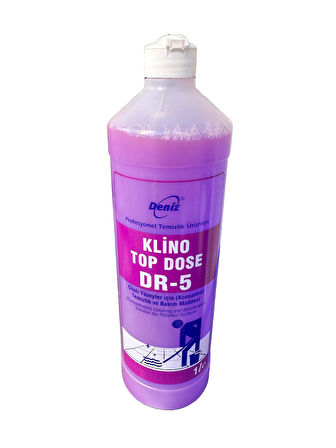 Klino Top Dose DR-5 Cilalı yüzeyler için (Konsantre) Temizlik ve Bakım Maddesi - 1 Lt.