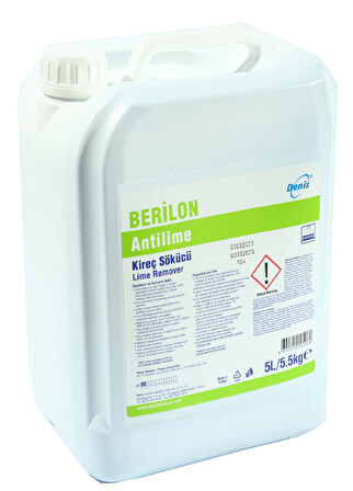 Deniz Berilon Anti Lime Kireç Sökücü - Çamaşır Bulaşık Makinesi Kireç Çözücü - 5 Kg. Bidon
