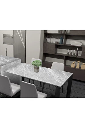 Mermer Desenli Mutfak Tezgah Üstü Fayans Kaplama Yapışkanlı Folyo 5 Metre