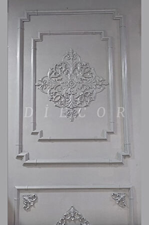 Dekoratif Polimer Boyanabilir 4 cm Duvar Çıtası Uyumlu Köşe Motifi