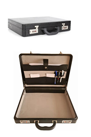 James Bond Slim  Klasik Evrak Leptop Çantası 8 cm Organizer İç Bölüm
