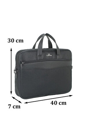 15,6 inç Laptop Bölmeli Evrak Çantası Suya Dayanıklı Yüzey Omuzda Taşıma