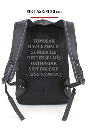 Ortopedik Dağcı Sırt Çantası 35-40 Litre Su Geçirmez Kumaş