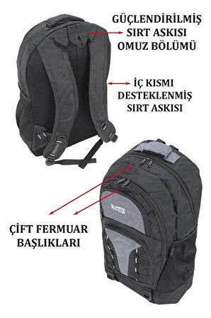 Ortopedik Dağcı Sırt Çantası 35-40 Litre Su Geçirmez Kumaş