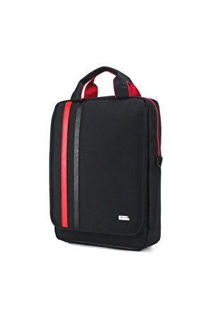Detaylı Laptop Sırt Omuz Ve El Çantası 15.6'' Mat Destekli Omuz Askılı