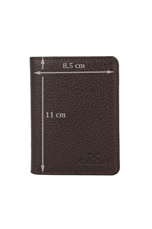 Hakiki Deri Kartlık Kimlik Ehliyet Kağıt Para Ve On Adet Kartlık Bölmeli Kartlık 0035