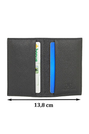 Küçük Deri Erkek Cüzdan&kartvizitlik Ehliyet Ve Kimlik Bölmeli Kartlık