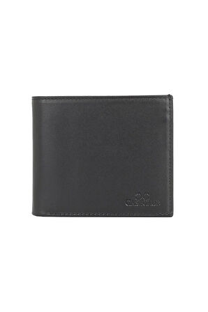 Siyah Deri Kartvizitlik&cüzdan Ehliyet Kimlik Bozuk Ve Banknot Para Bölmeli Kartlık