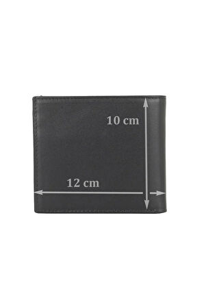 Siyah Deri Kartvizitlik&cüzdan Ehliyet Kimlik Bozuk Ve Banknot Para Bölmeli Kartlık