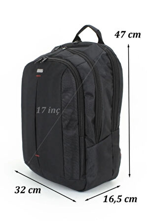 17,3 Inç Laptop Çantası Geniş Hacimli Suya Dayanıklı Yüzey Darbeye Dayanıklı