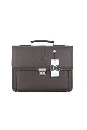 Kilitlenebilir 15.6 Inç Kahverengi Notebook Evrak Çantası