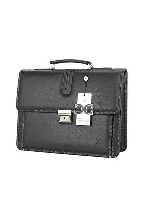 Kilitlenebilir 15.6 Inç Siyah Notebook Evrak Çantası