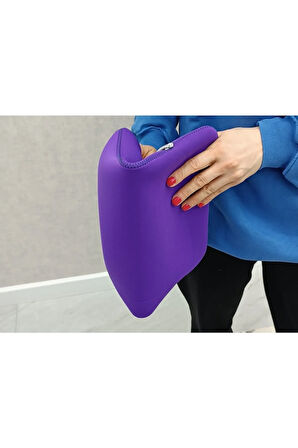 14'inç Su Geçirmez Çift Yönlü Kullanım Esnek Neopren Kumaş A4 Dosya Uyumlu Notebook Leptop Kılıfı