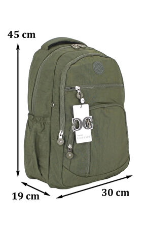 Kırinkıl Su Geçirmez Kumaş Büyük Boy Unisex Okul Sırt Ve Seyahat Çantası
