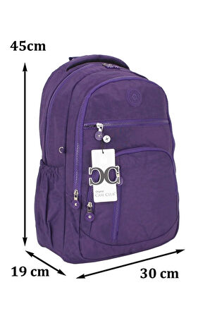 Kırinkıl Su Geçirmez Kumaş Büyük Boy Unisex Okul Sırt Ve Seyahat Çantası
