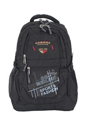 Ithal Siyah Sırt/okul Çantası Suya Dayanıklı Kumaş Ergonomik Sırt Destekli