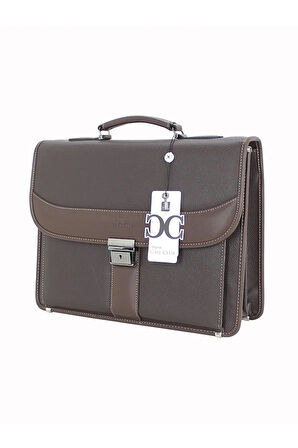 Erkek 15.6 Inç Evrak Çantası Taban Korumalı Kilit Menizmalı Omuz Taşıma