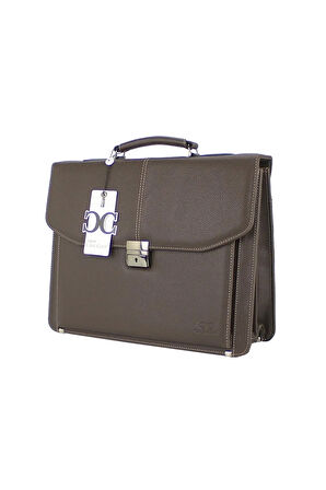 15.6'' Inç Laptop Bölmeli Evrak Çantası Kilitli Oganizer Iç Gözlü Omuzda Taşıma