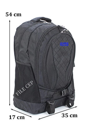 17.3 Inç Leptop Gözlü Yarım Dağcı Sırt Çantası 35-40 Litre Suya Dayanıklı Yüzey