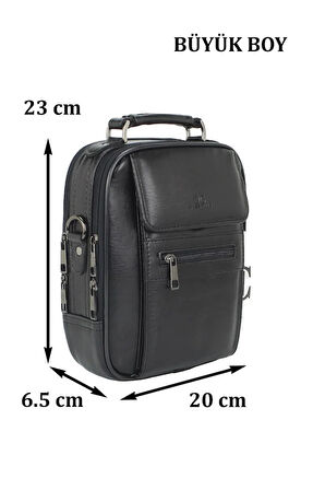 Büyük Boy Metal Kasalı Erkek El Ve Omuz Çantası