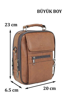 Büyük Boy Metal Kasalı Erkek El Ve Omuz Çantası