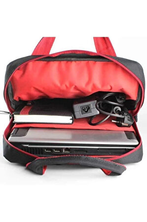 Çok Amaçlı 15.6 inç Sırt El Ve Omuz Çantası Omuz Askılı Ergonomik Su Geçirmez Kumaş